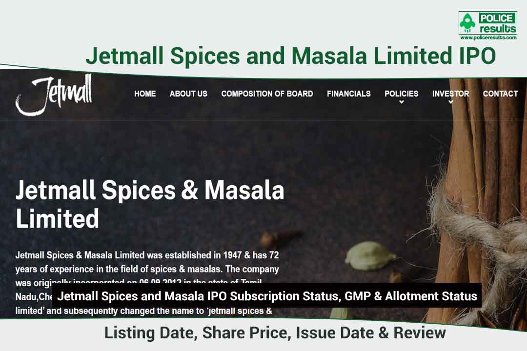 Jetmall Spices And Masala Ipo Date Review Price Form All Details