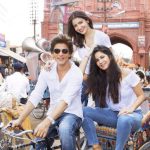 shahrukh khan pulling rickshaw for katrina and anushka