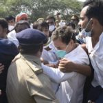 Up Hathras Gang-Rape Case Live Updates Priyanka & Rahul Stopped By Police in Noida