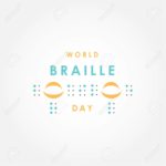 World Braille Day Vector Design Template