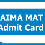 AIMA MAT Admit Card