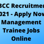 NBCC Recruitment 2021