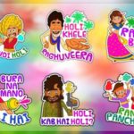 WhatsApp Happy Holi stickers