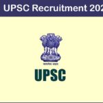 upsc recruitment 2021