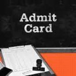 FRI MTS Admit Card Out 2021