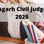 CGPSC Civil Judge Main Exam 2020 News