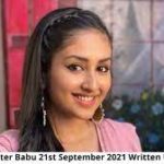 Barrister Babu 21st September 2021