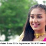 Barrister Babu 25th September 2021