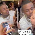 DaBaby Forcibly Trying To Kiss Uninterested Fan