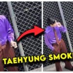 Taehyung Smoking Leaked Reddit and Twitter