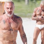 Italian Millionaire Gianluca Vacchi enjoy a day at Miami Beach