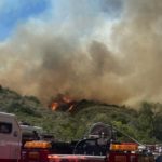 Shocking videos show brush fire destroying